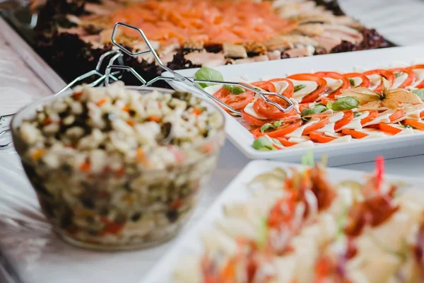 Catering Hochzeitsbuffet Veranstaltungen — Stockfoto