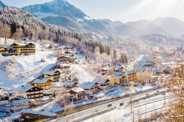 Kış koenigssee bayern alps