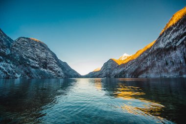 Kış koenigssee bayern alps