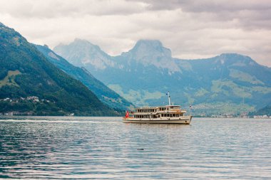Dört kanton Gölü vierwaldstaettersee İsviçre