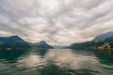 Dört kanton Gölü vierwaldstaettersee İsviçre