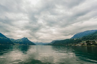 Dört kanton Gölü vierwaldstaettersee İsviçre