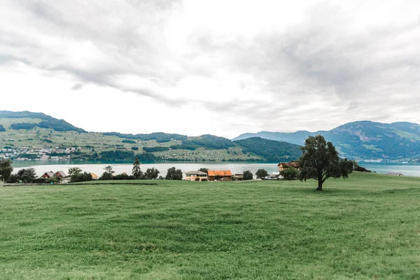 Lucerne lake vierwaldstaettersee-Zwitserland — Stockfoto