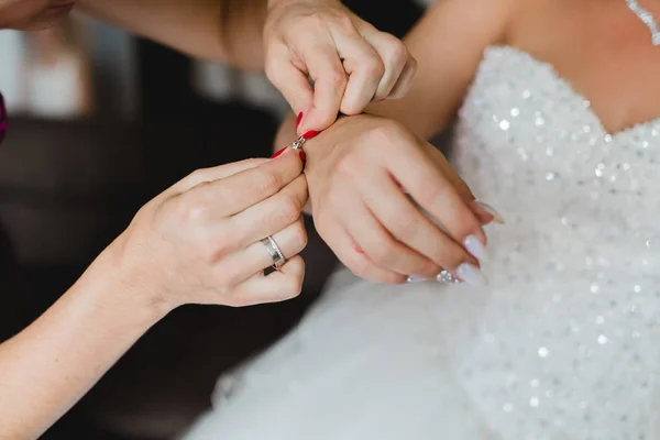 Szerzés kész esküvői Jegygyűrűk — Stock Fotó