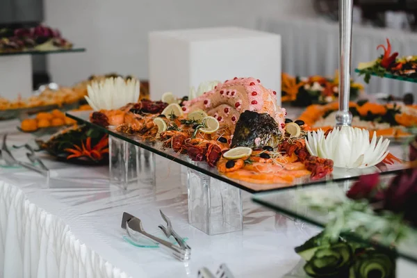 Catering Hochzeitsbuffet Veranstaltungen — Stockfoto