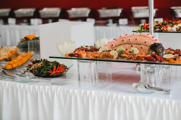 Catering casamento eventos buffet — Fotografia de Stock