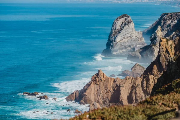 Famoso faro océano portugal — Foto de Stock