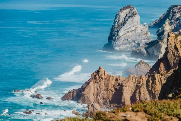 Famoso faro océano portugal — Foto de Stock