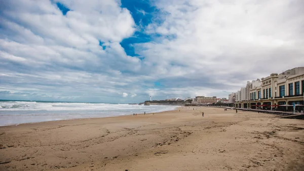 Francia paisaje playa océano — Foto de Stock