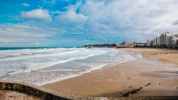 Francia paisaje playa océano — Foto de Stock