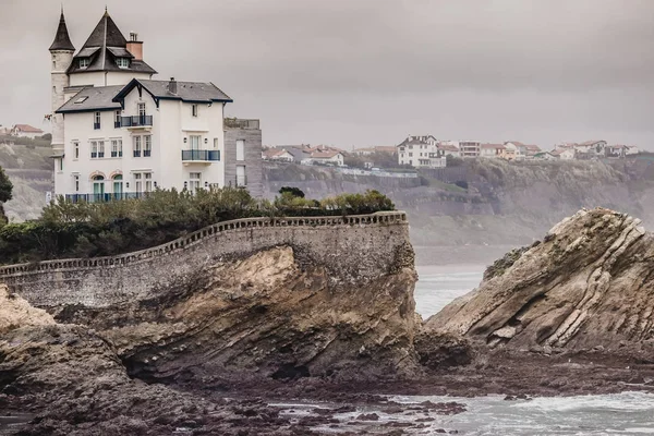 França paisagem praia oceano — Fotografia de Stock