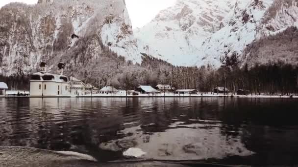 冬天雪巴伐利亚德国 — 图库视频影像