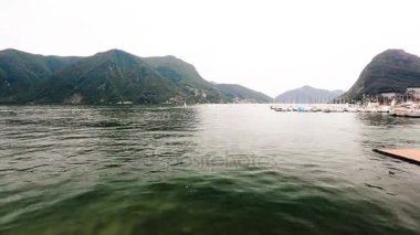 Lugano İsviçre manzara Gölü