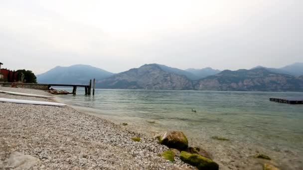 Garda lago italia paesaggio — Video Stock