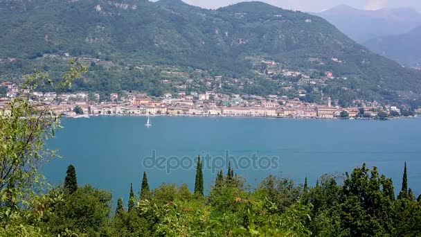 Garda lago itália paisagem — Vídeo de Stock