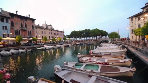 Garda lago itália paisagem — Vídeo de Stock