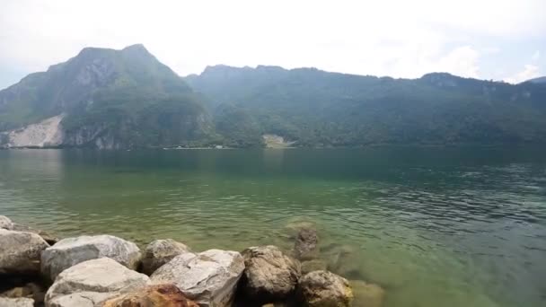 Garda lake Italien landskap — Stockvideo