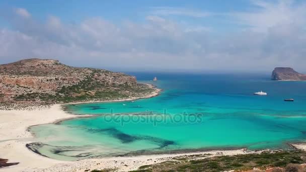 Crete island greece sea — Stock Video