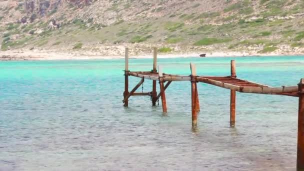 Creta isla griega mar — Vídeo de stock