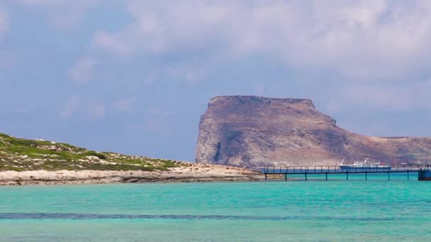 Creta isla griega mar — Vídeo de stock