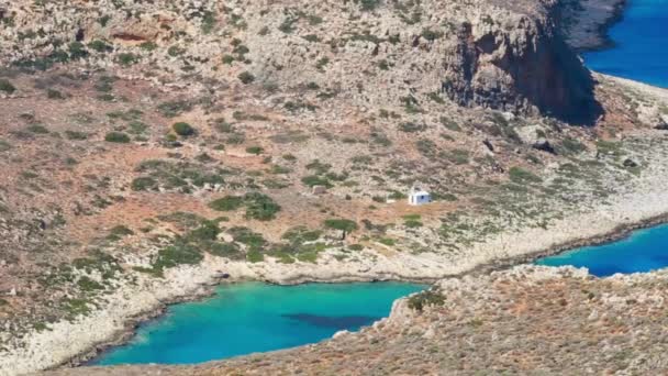 Creta isla griega mar — Vídeo de stock