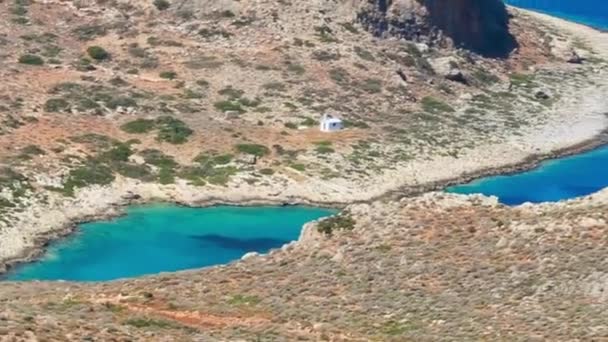 Isola di Creta mare greco — Video Stock