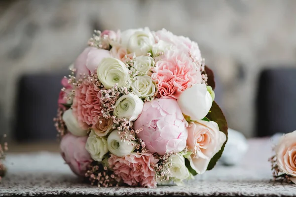 Hochzeit Blumen Brautstrauß — Stockfoto