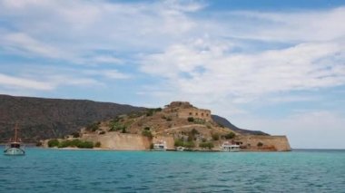 Girit Adası spinalonga deniz
