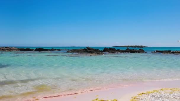 Girit beach Yunanistan Adası — Stok video
