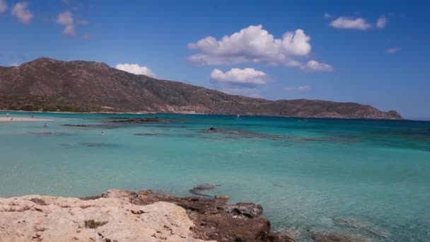 Creta playa Grecia isla — Vídeos de Stock