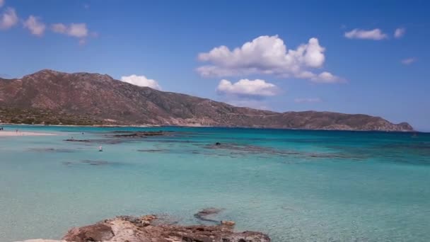 克里特岛海滩希腊岛 — 图库视频影像