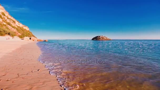 Portugal océano playa naturaleza — Vídeos de Stock