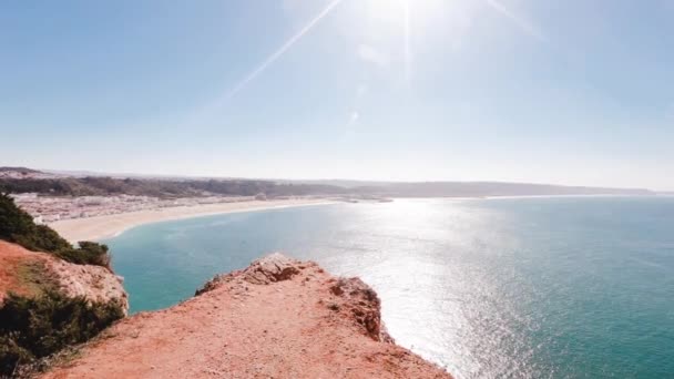 Portugal oceaan strand natuur — Stockvideo