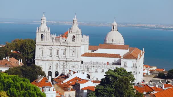 Lissabon portugal view Stadtbild — Stockvideo