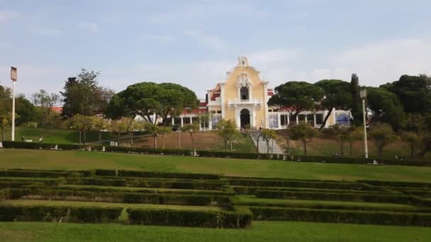 Lissabon portugal weergave stadsgezicht — Stockvideo