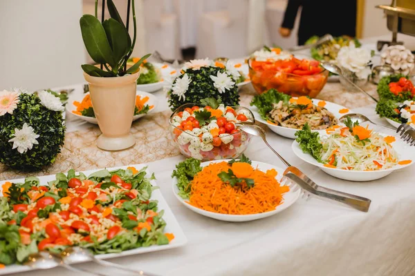 Catering casamento eventos buffet — Fotografia de Stock