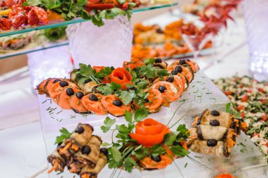 Restoran açık büfe olayları için catering