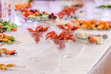 Restoran açık büfe olayları için catering