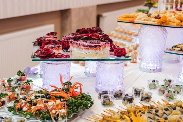 Catering restaurant buffet for events — Stock Photo, Image
