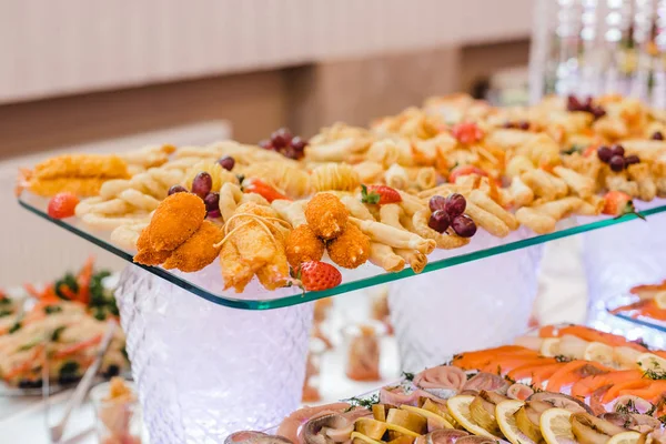 Buffet de restaurante de catering para eventos — Fotografia de Stock
