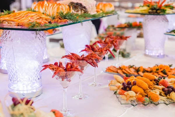 Catering Restaurant Buffet für Veranstaltungen — Stockfoto