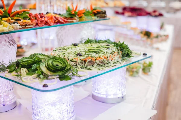 Restoran açık büfe olayları için catering — Stok fotoğraf