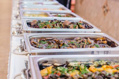 Restoran açık büfe olayları için catering