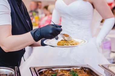 Restoran açık büfe olayları için catering