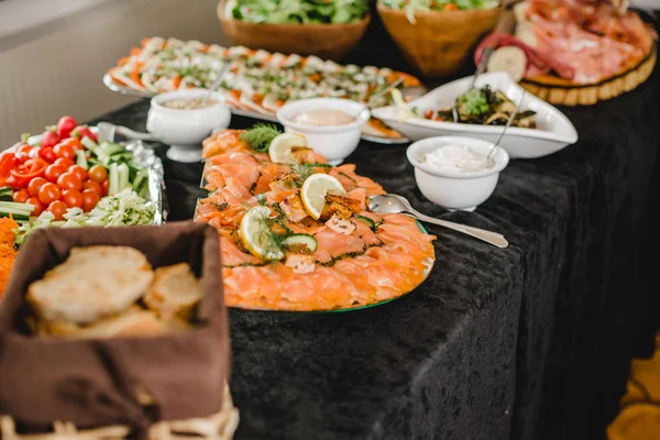 Catering restauracja bufetowa zdarzenia — Zdjęcie stockowe