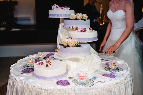 Кейтеринг весільний шведський стіл для заходів — стокове фото