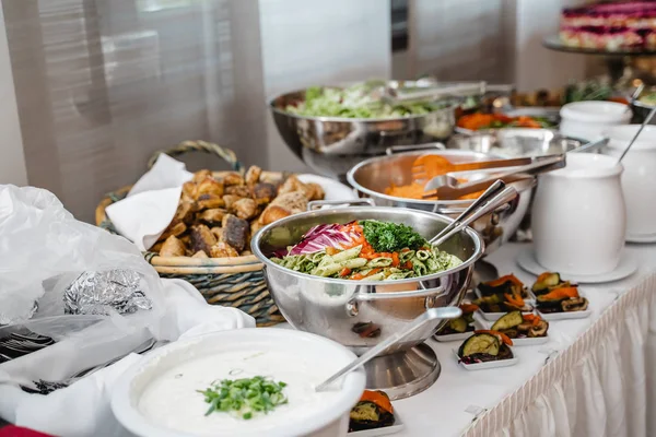 Buffet de casamento de catering para eventos — Fotografia de Stock