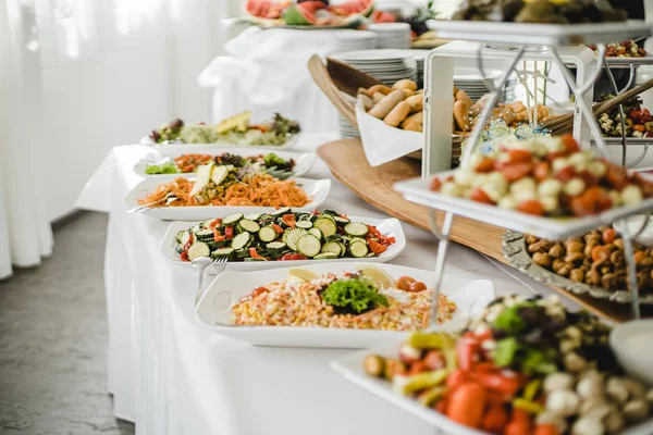 Düğün büfe olayları için catering — Stok fotoğraf