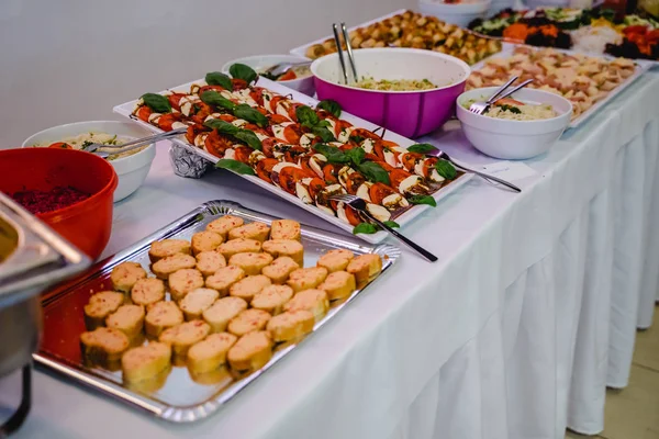 Catering buffet di matrimoni per eventi — Foto Stock