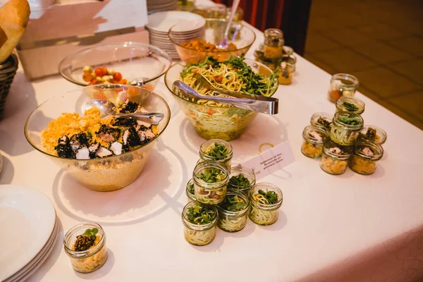 Buffet de mariage traiteur pour événements — Photo